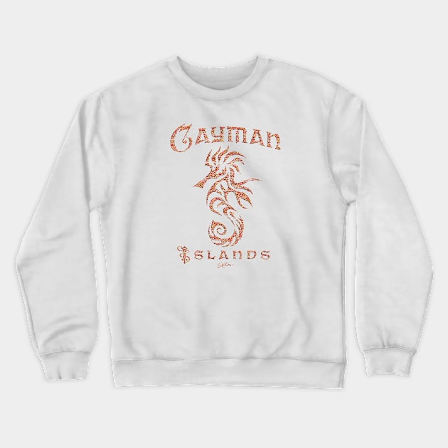 Cayman Islands Seahorse Crewneck Sweatshirt by jcombs